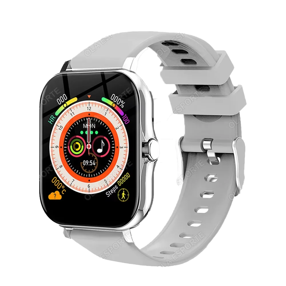 Sports Smart Watch Fitness Clock Health Monitor Waterproof Smartwatch BT Call Wrist Watches for Men Women IOS Android Phone 2026 Peaceful Pleasures Health and Wellness Silver