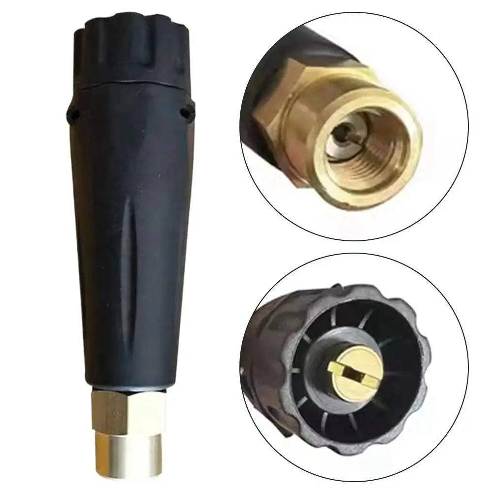 Automatic Car Wash Tool G1/4 Inlet Foam Nozzle High Pressure Washer Water Gun Cleaning Nozzle With 1.2mm Orifice For Outdoor Peaceful Pleasures Health and Wellness