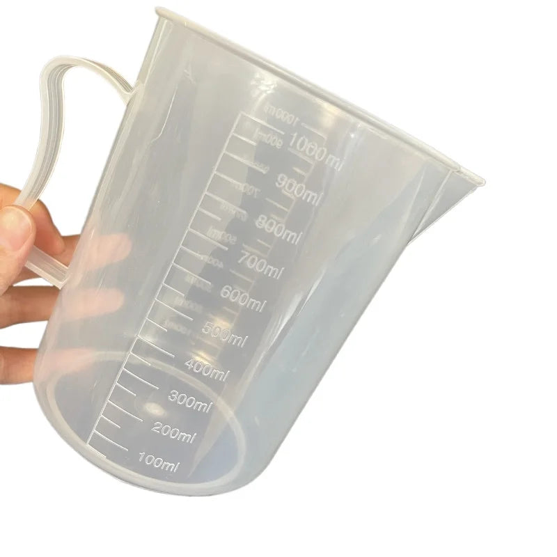 1000/5000ml Food grade Plastic Liquid Graduated Container Beaker Lidless Clear Thickened Restaurant Sustainable Measuring cups Peaceful Pleasures Health and Wellness