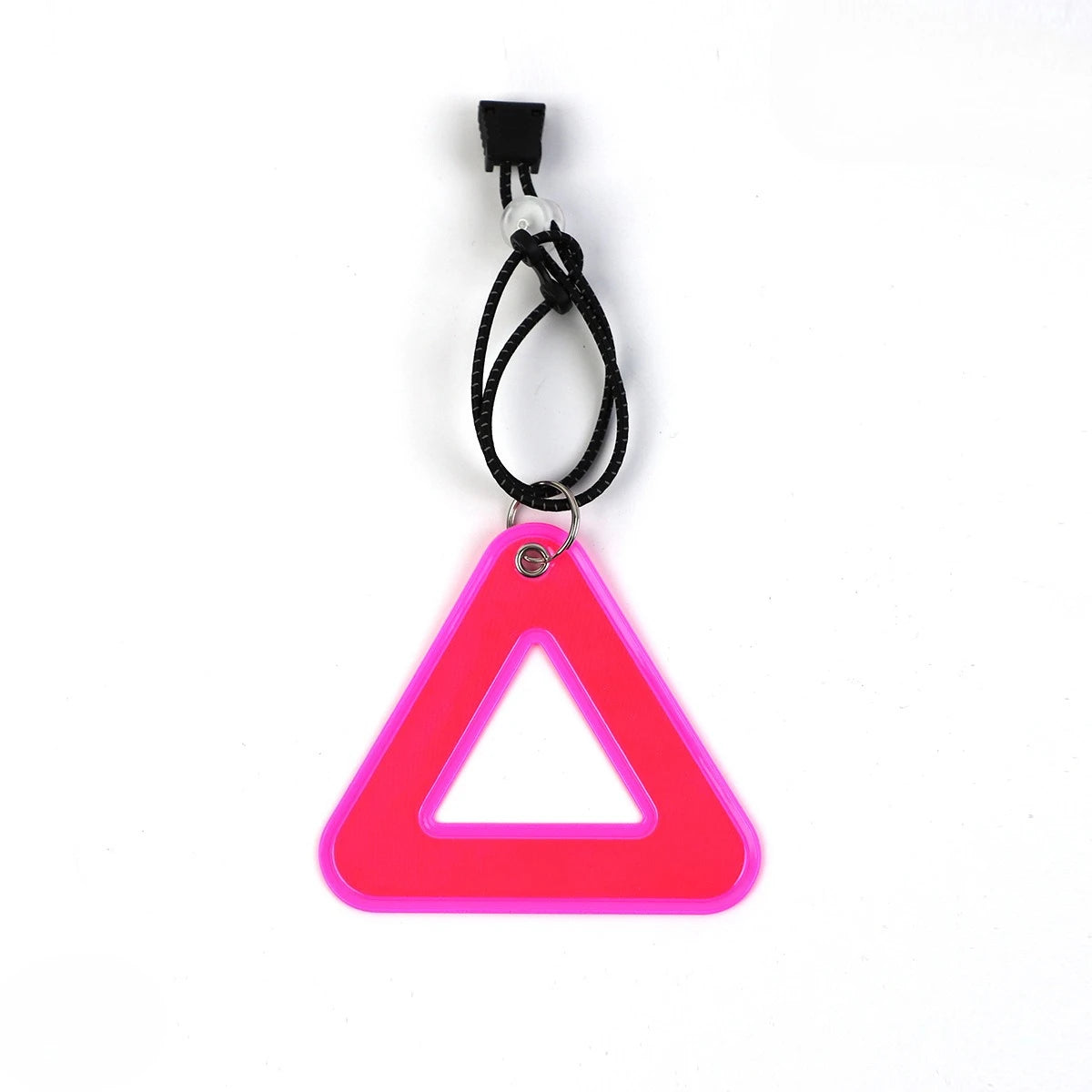 Bicycle Saddle Reflective Triangle Tag | Night Riding Safety Bike Safety Reflector Peaceful Pleasures Health and Wellness pink