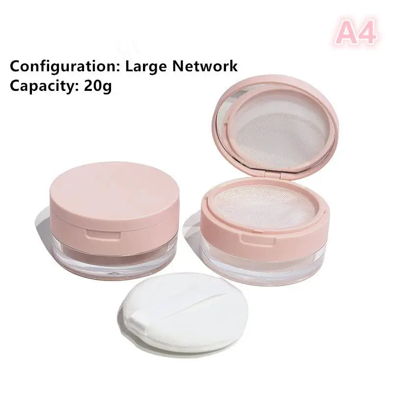 Portable Air Cushion Puff Box with Mirror & Powder Puff
