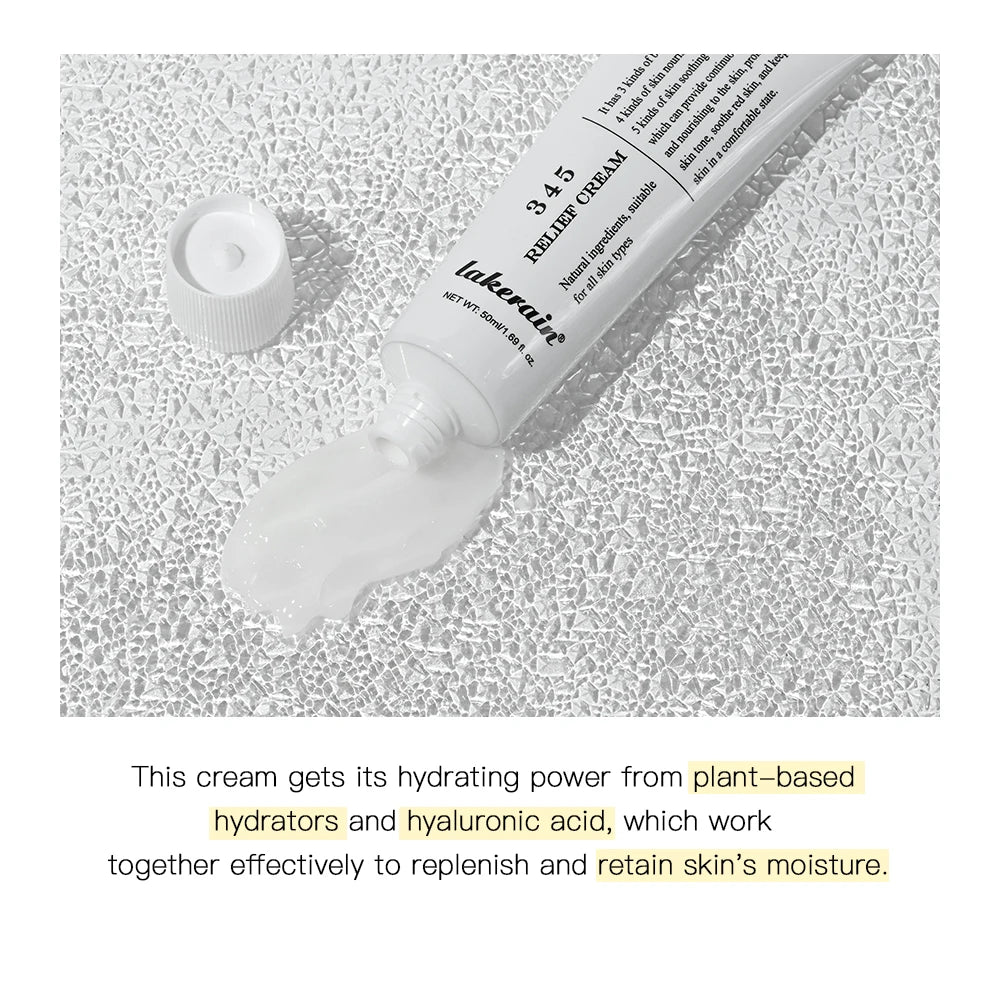 345 Relief Cream Address Blemishes Nourish Skin And Provide Moisturizing And Calming Lifting Beauty Moisturizer Korean Product Peaceful Pleasures Health and Wellness