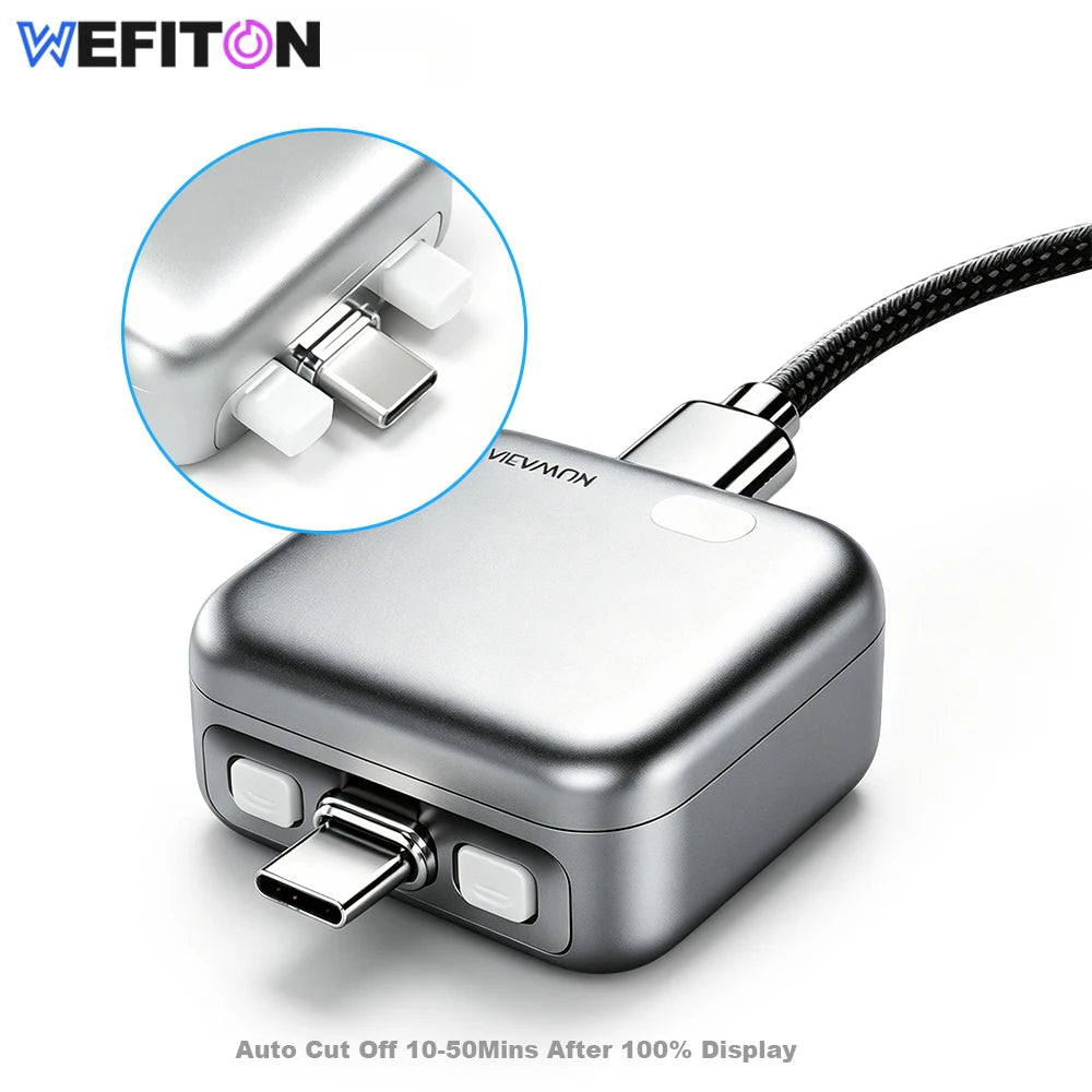 Smart Type-C Auto Cut-Off Charging Adapter | Safe Overnight Smart Charging Adapter Peaceful Pleasures Health and Wellness