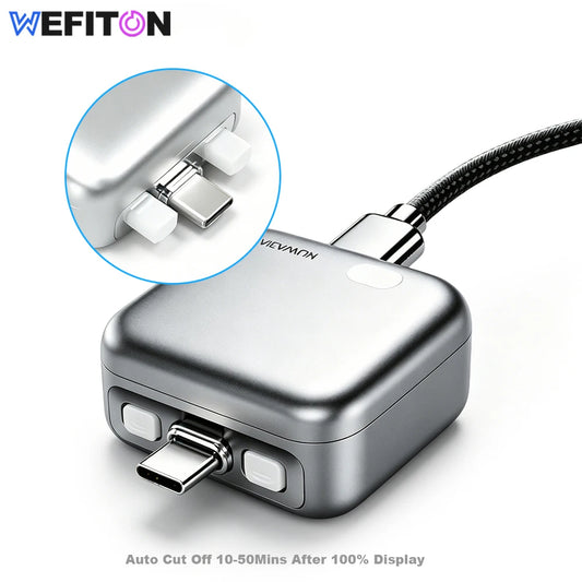 Smart Type-C Auto Cut-Off Charging Adapter | Safe Overnight Smart Charging Adapter Peaceful Pleasures Health and Wellness