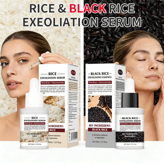 Black Rice 2-Piece Travel Skincare Set – Exfoliate & Cleanse Exfoliating Skincare Set Oasis Select Default Title
