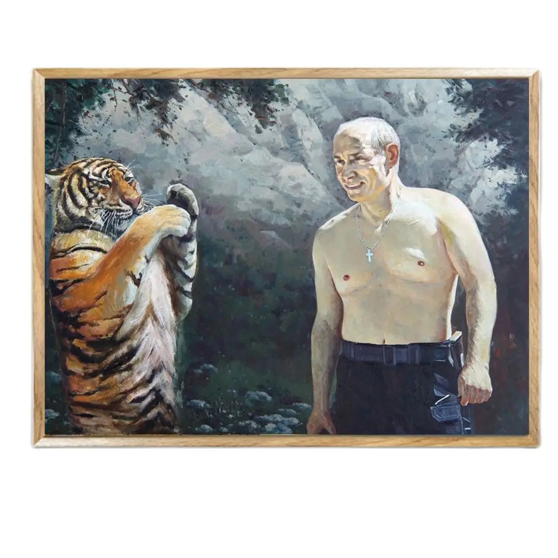 Hand-Painted Celebrity Portrait Oil Painting on Canvas | Custom Art Oil Painting Art Peaceful Pleasures Health and Wellness 50x70cm