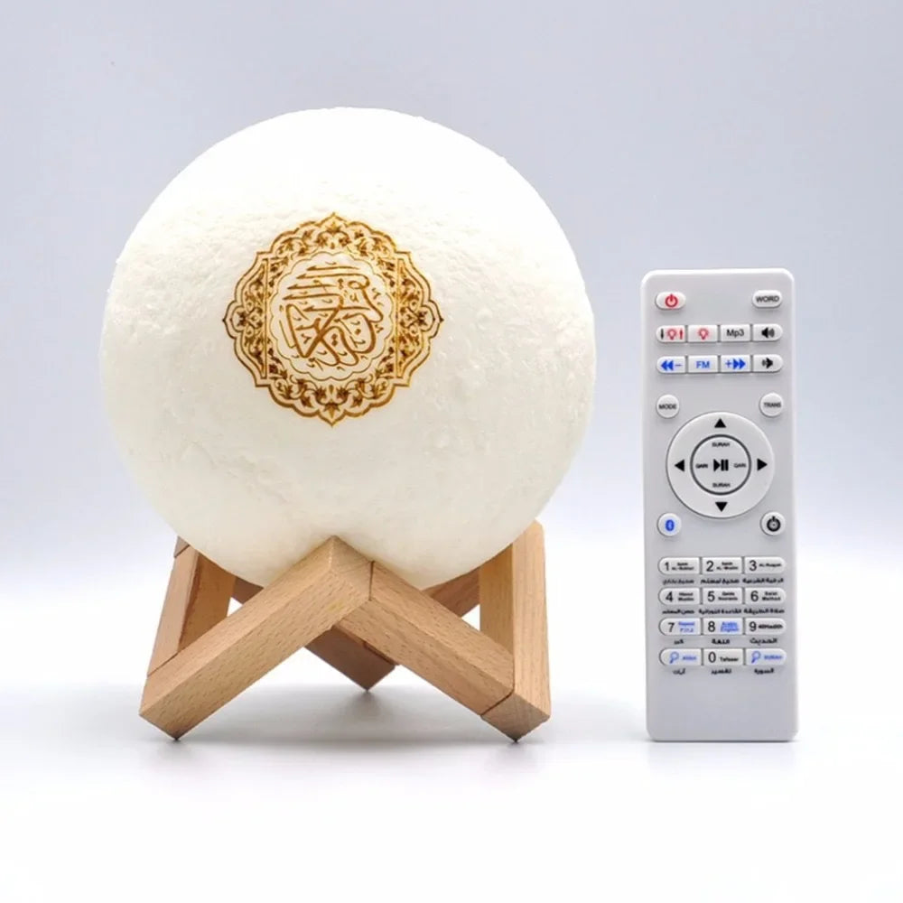 Islamic Quran Bluetooth Speaker | Azan Clock & Night Light