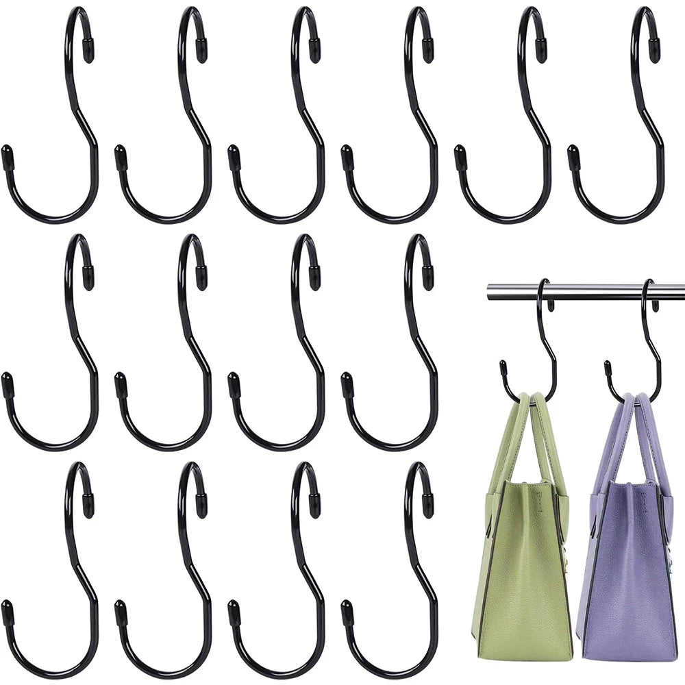4-Pack Purse Hangers for Closet | Twist Design Bag Hooks