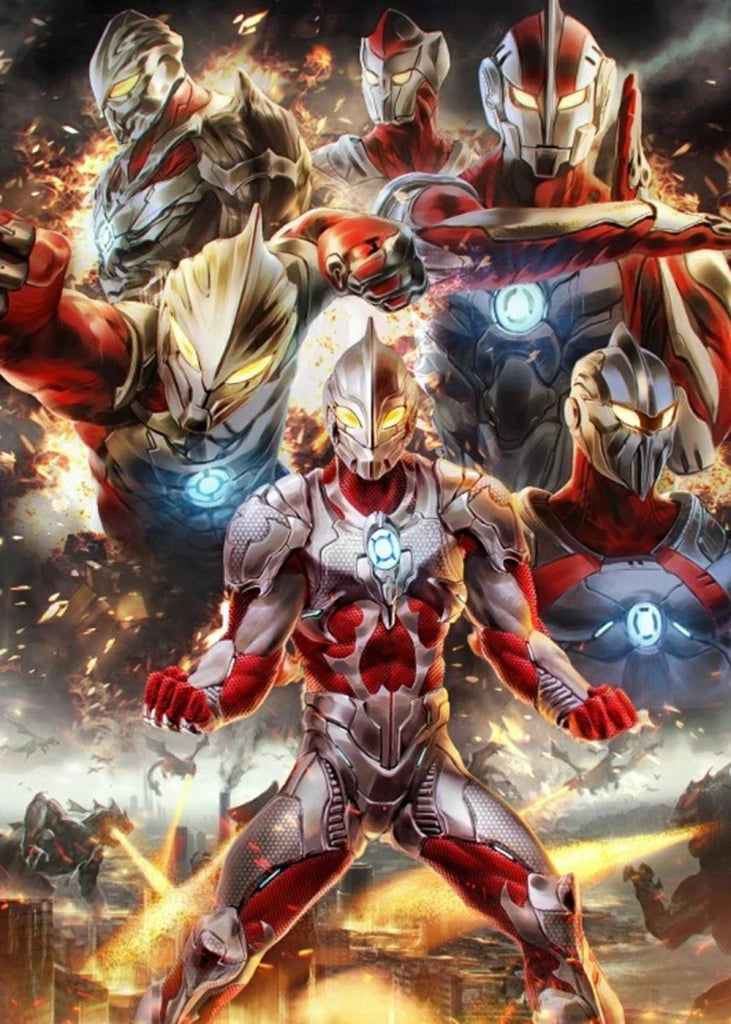 U-Ultraman Poster Fancy Cool Painting Canvas Home Decorfor Living Room Decor Peaceful Pleasures Health and Wellness