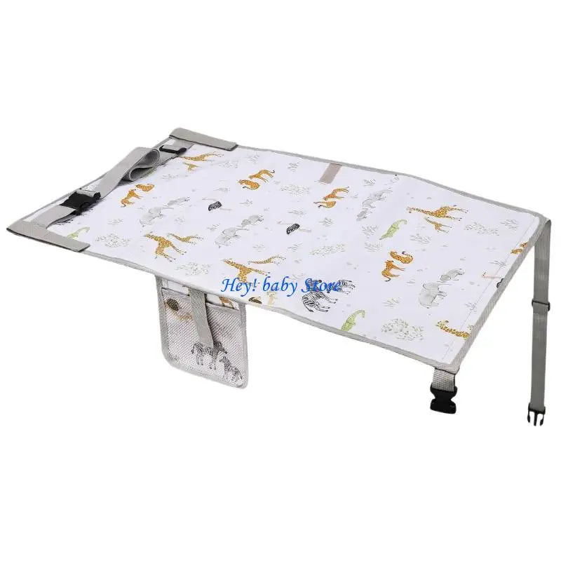 Kids Foldable Airplane Seat Extender & Footrest Pad for Travel