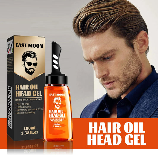 East Moon 2-in-1 Men's Hair Wax Gel & Comb 100ml Hair Wax Pomade Oasis Select