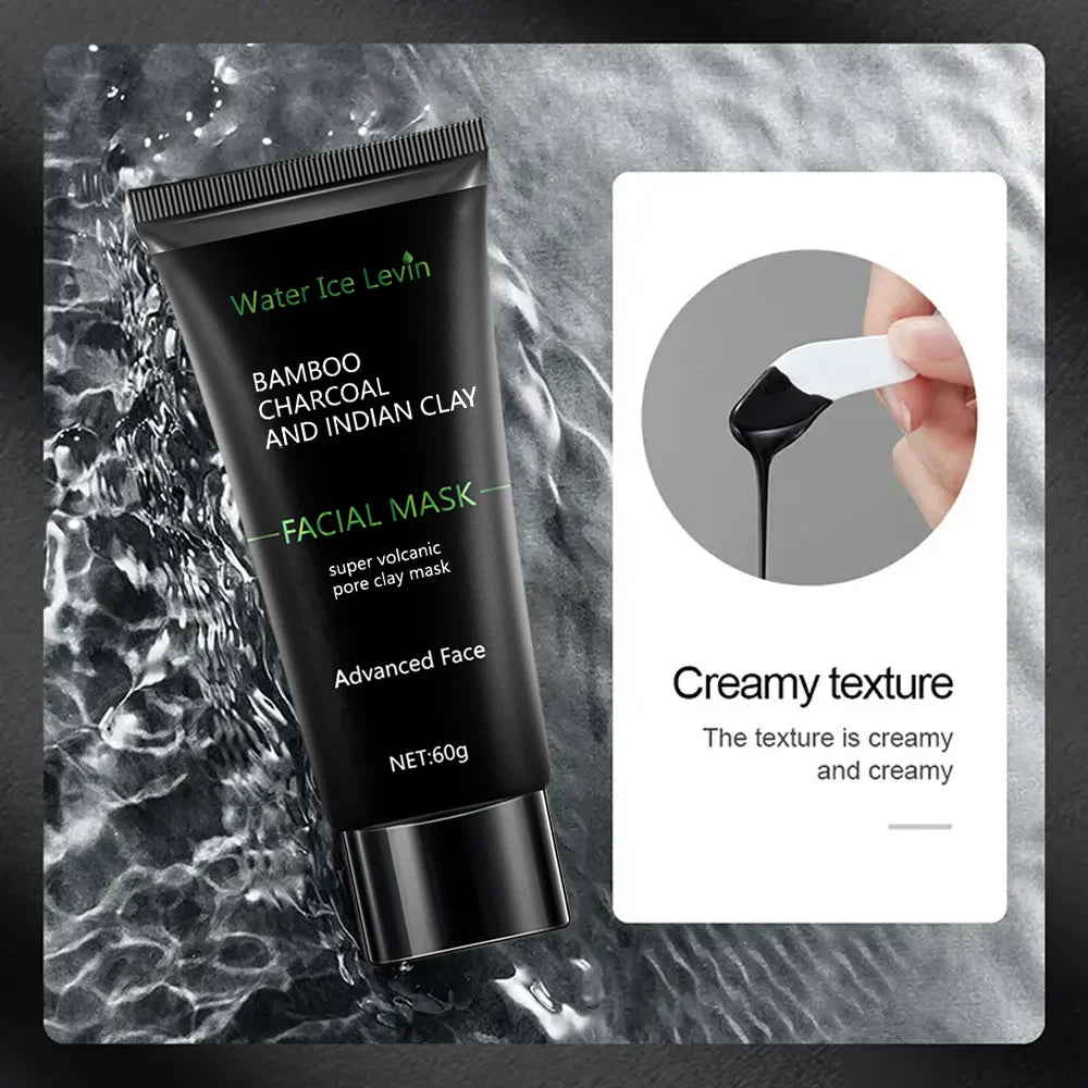 Bamboo Charcoal Black Peel-Off Mask – Deep Cleanse & Hydrate
