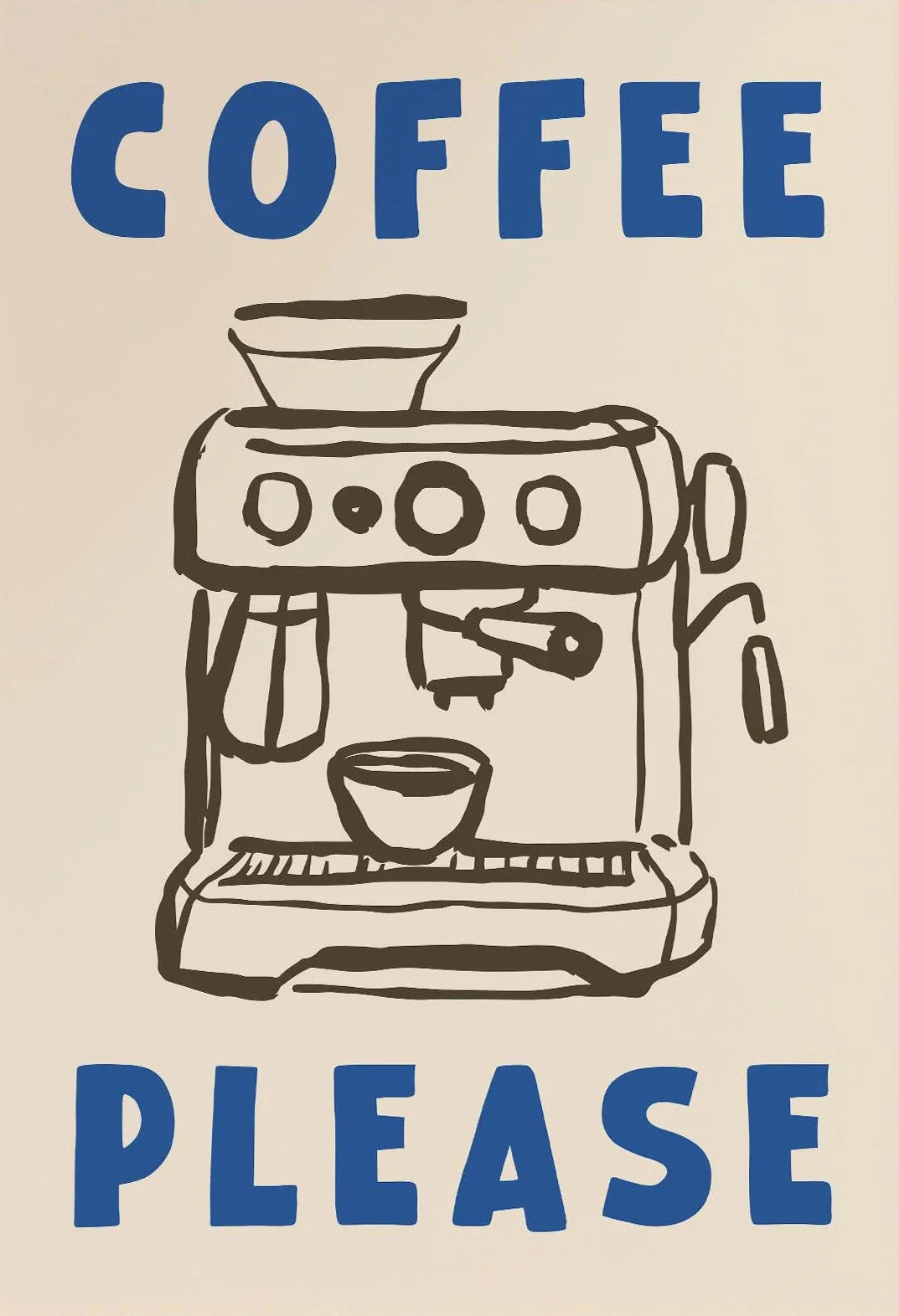 Retro Coffee Café Canvas Wall Art | Kitchen Decor Gift