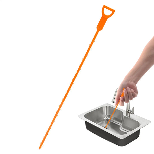 Drain Snake Hair Clog Remover – Flexible Sink Dredging Tool Drain Cleaning Tool Peaceful Pleasures Health and Wellness