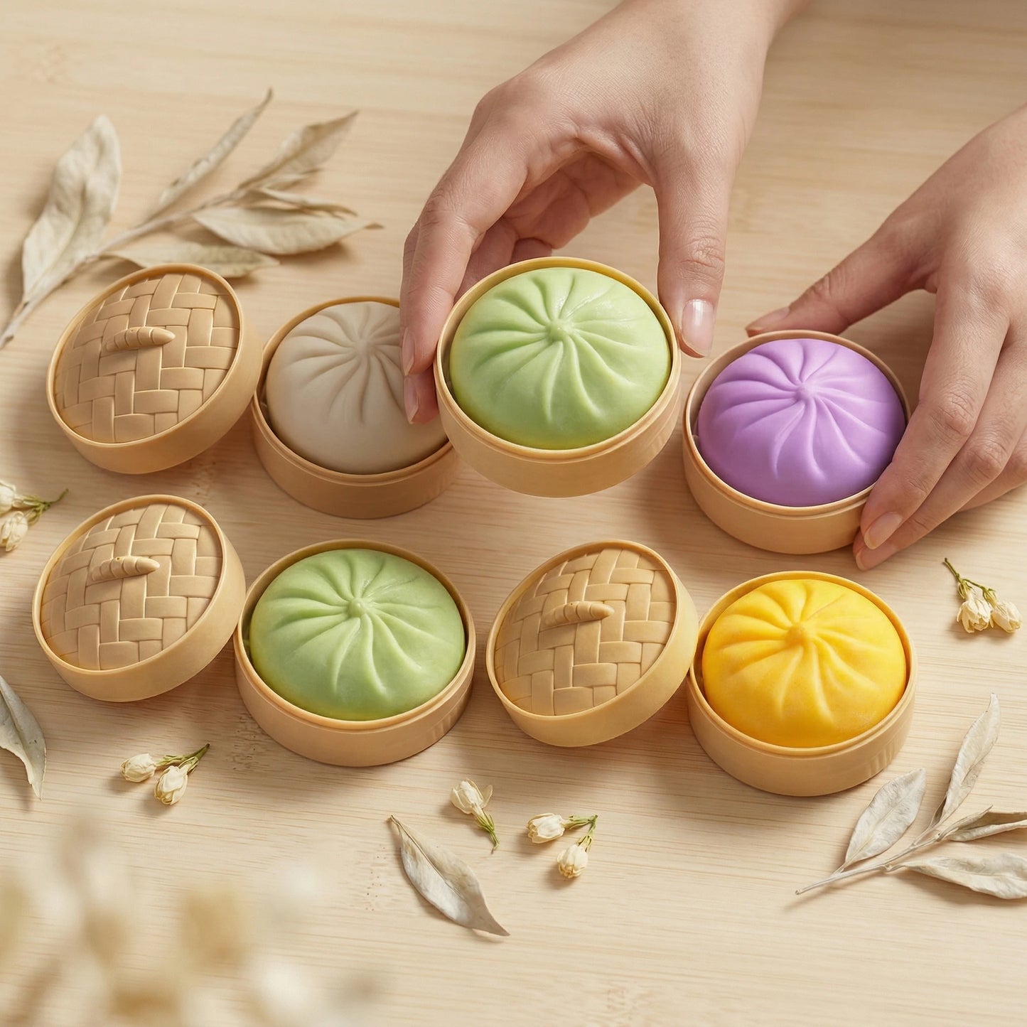Bread Squeeze Toy – Soft Squishy Sensory Ball | 4 Colors