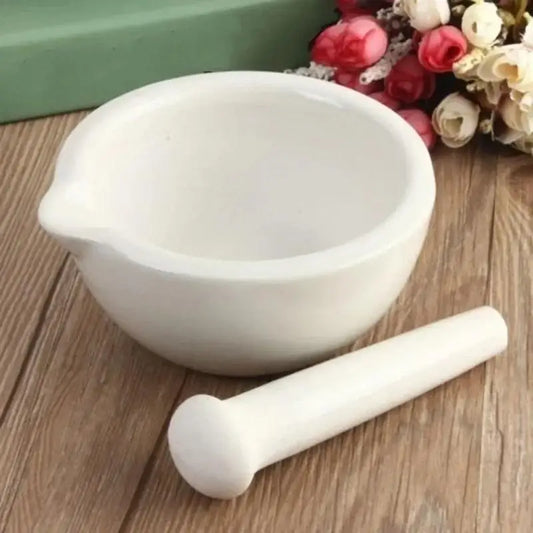 Ceramic Grinding Bowl Multi-purpose Mortar Baby Food Crusher Fruit Peaceful Pleasures Health and Wellness