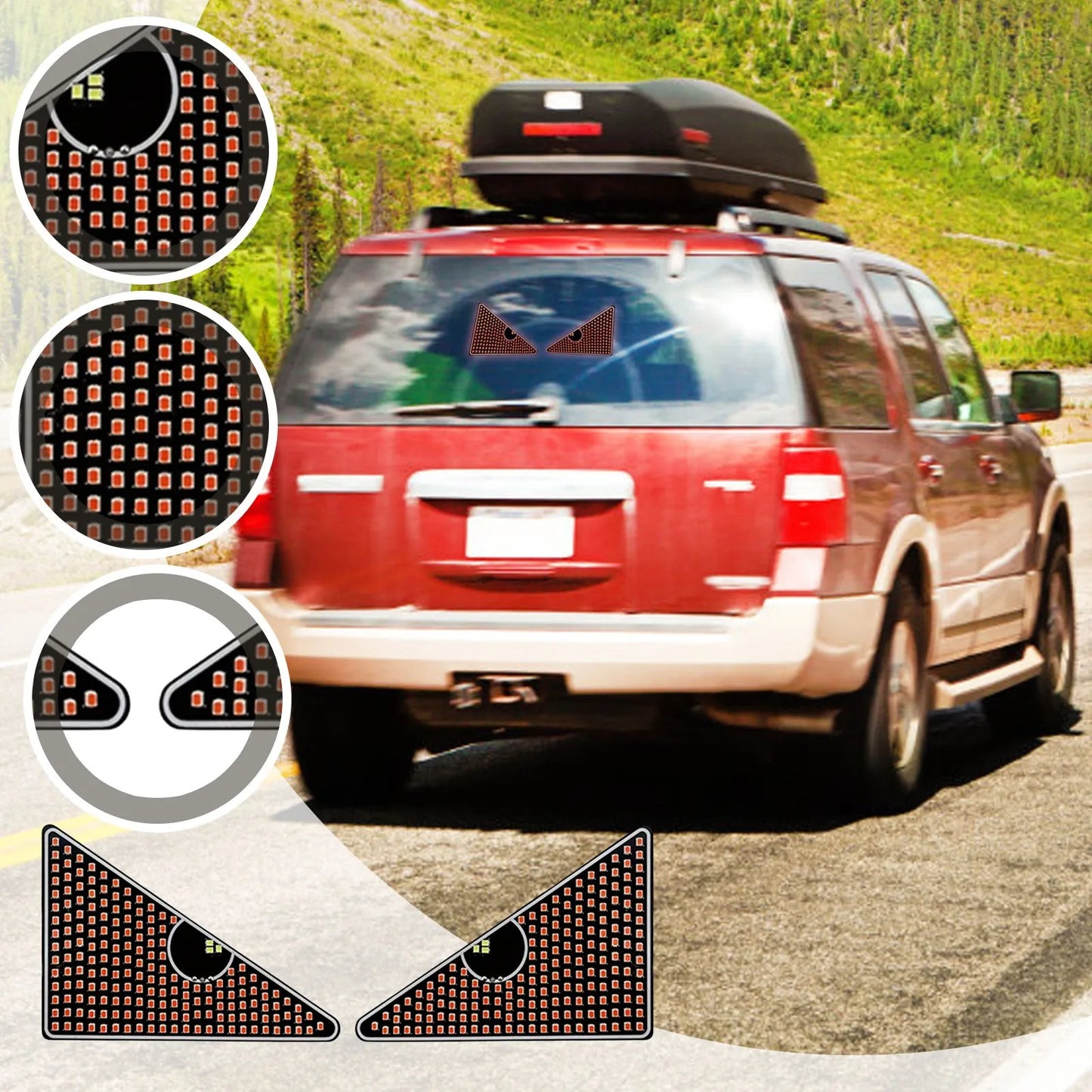 Devil Eye Animated LED Car Rear Window Light – APP Control