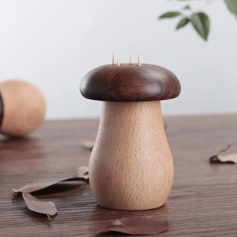 Retro Mushroom Toothpick Holder Home Decoration Exquisite Lovely