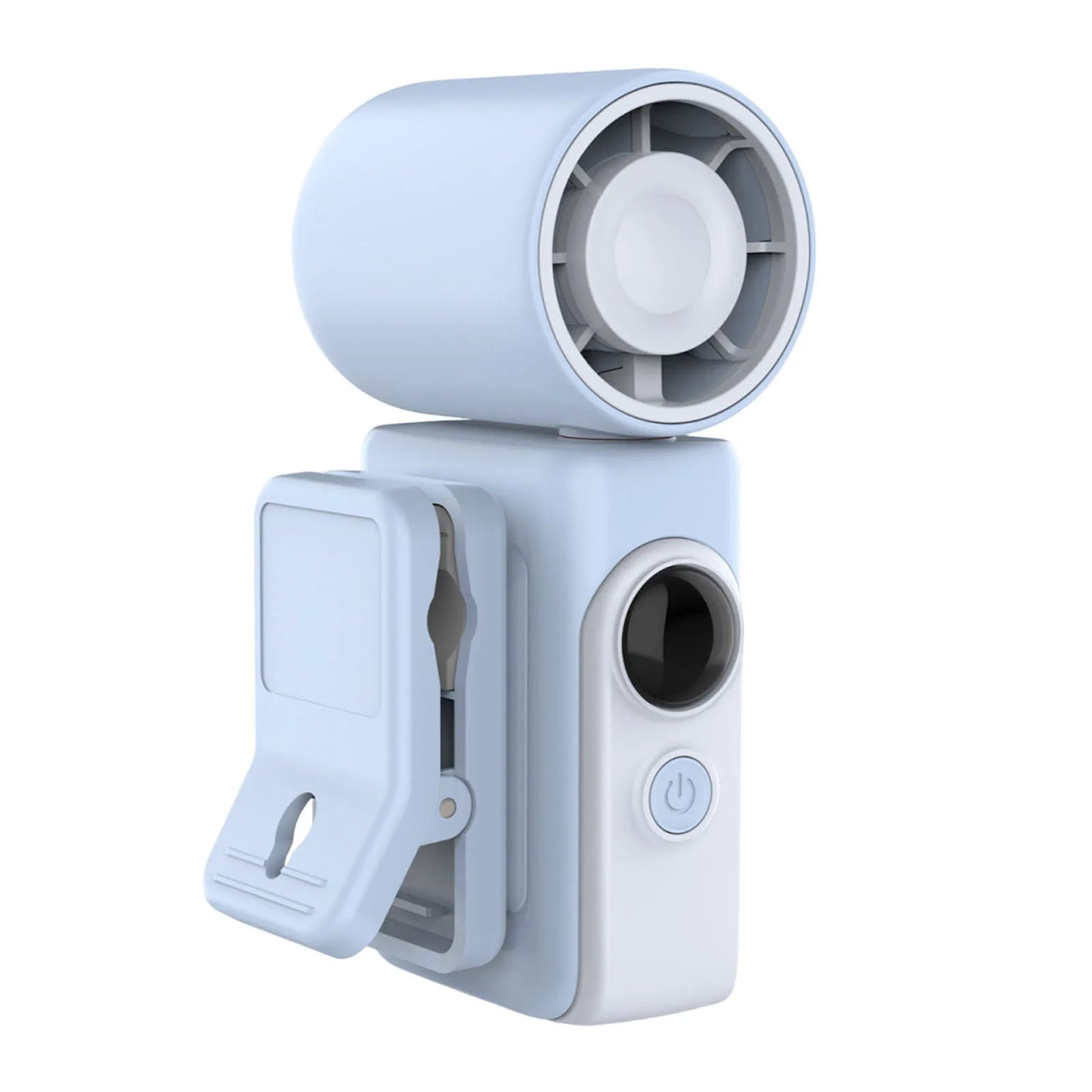 Portable Clip Fan USB-C | LED Display, 2400mAh, 360° Rotate