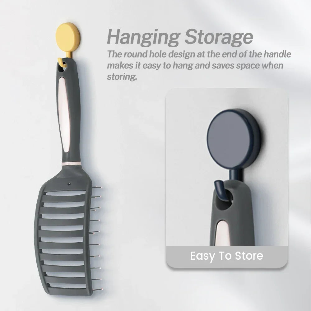 Detangling Hair Brush – Bristle & Nylon Scalp Massage Comb
