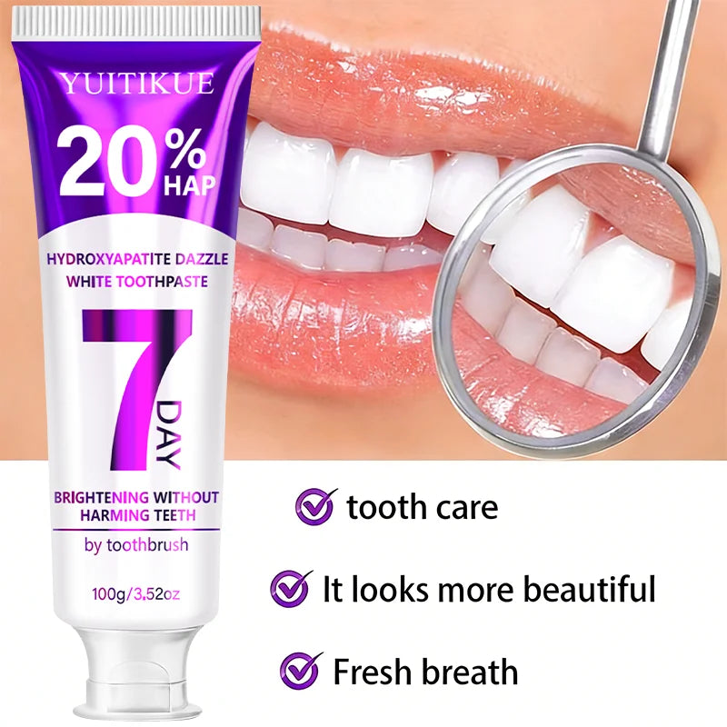Hydroxyapatite Purple Toothpaste – Deep Clean & Mint Fresh Toothpaste Peaceful Pleasures Health and Wellness
