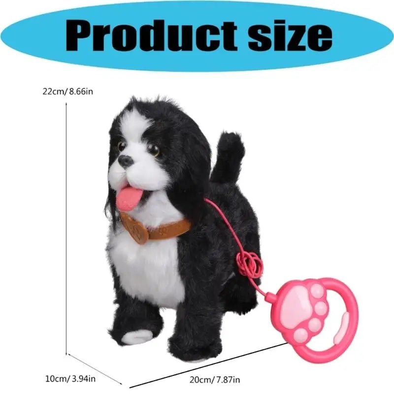 Interactive Electric Talking Plush Dog Toy – Pull String & Barks