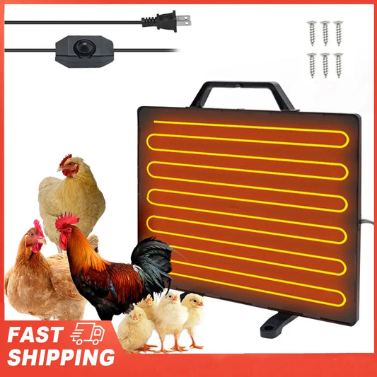 160W Poultry Heating Panel 0-99 Temperature Winter Farm Radiant Board Peaceful Pleasures Health and Wellness