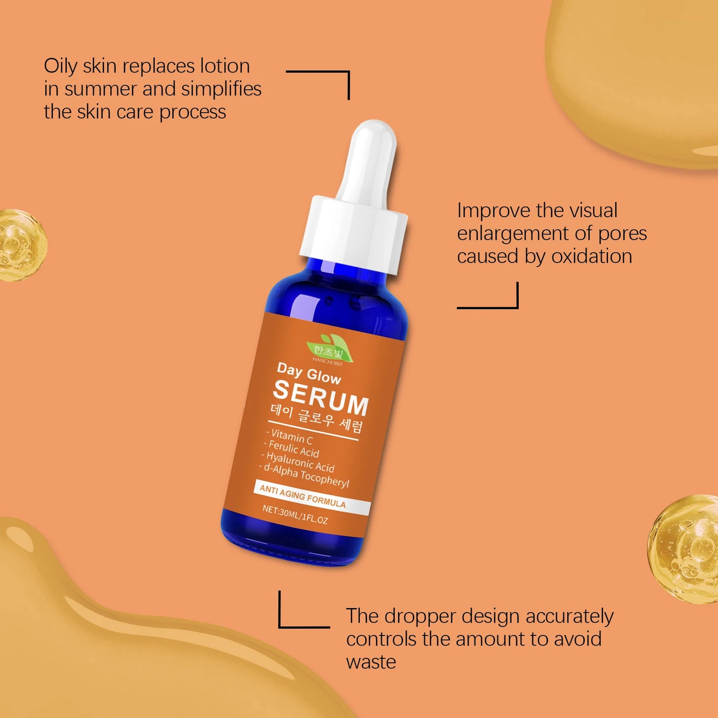 Vitamin C & Hyaluronic Acid Serum – Brighten & Hydrate Skin