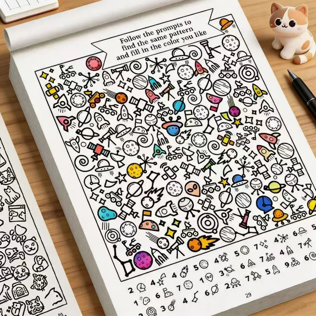32 Pages Search Find Activity Book Look Kids Educational Puzzle