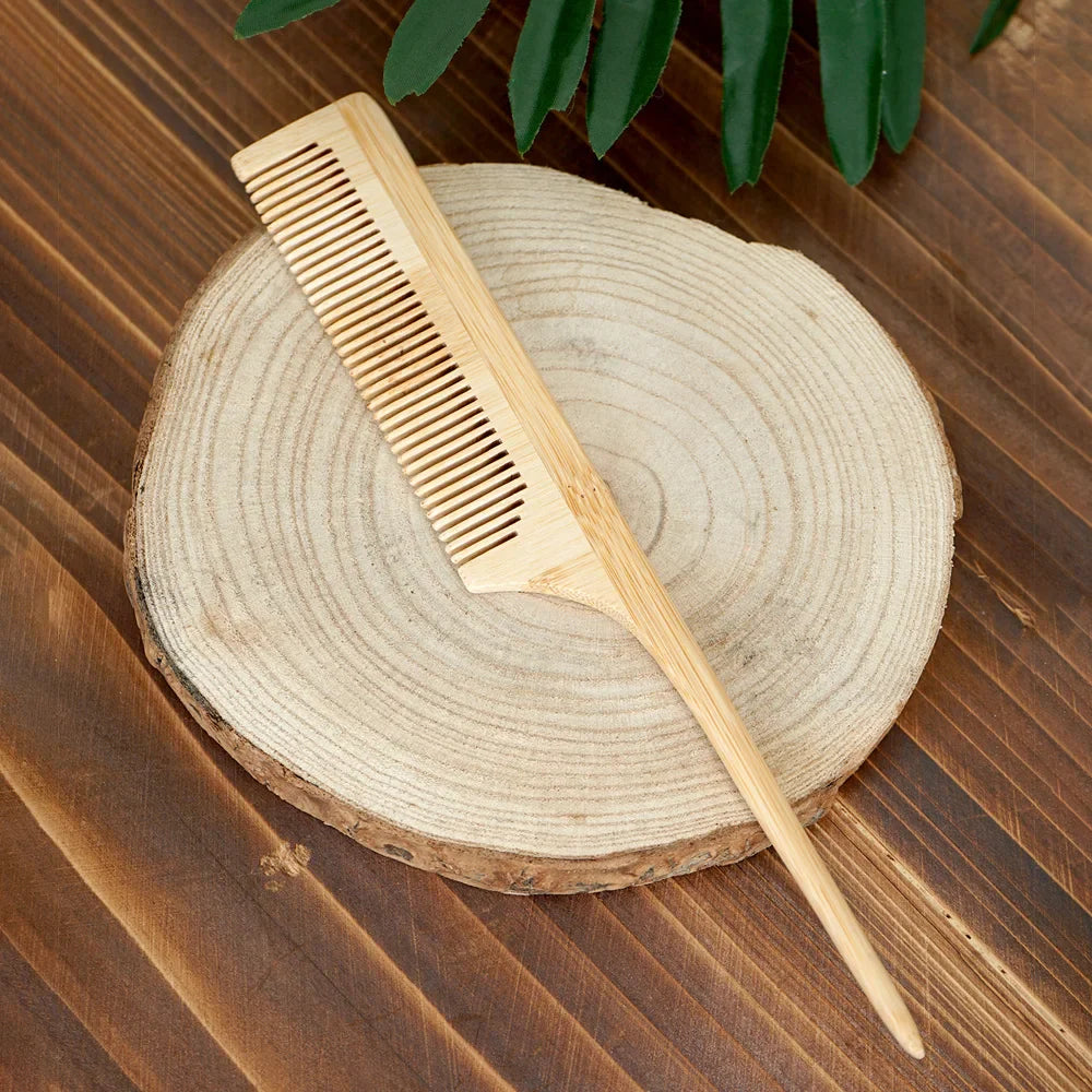 Professional Hair Brush & Wooden Comb – Boar Bristle & Bamboo