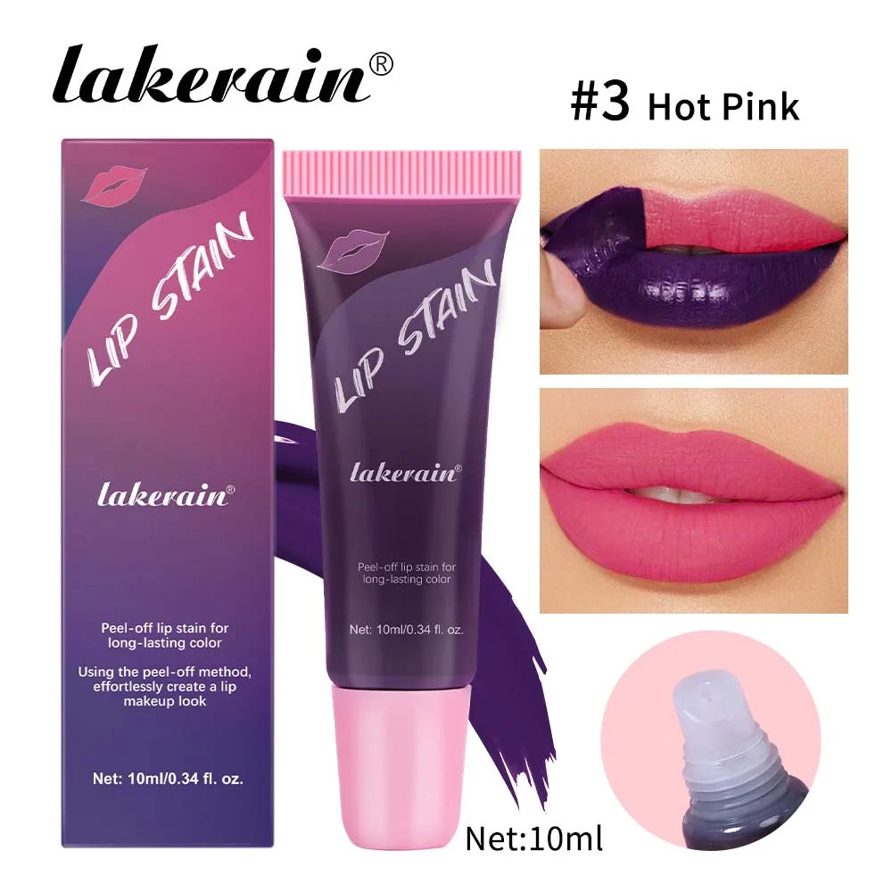 3colors Peel Off Liquid Lipstick Waterproof Long Lasting Tear Lipstick Lip Gloss Women Sexy Makeup Tear Pull Lips Mask Cosmetics Peaceful Pleasures Health and Wellness 03