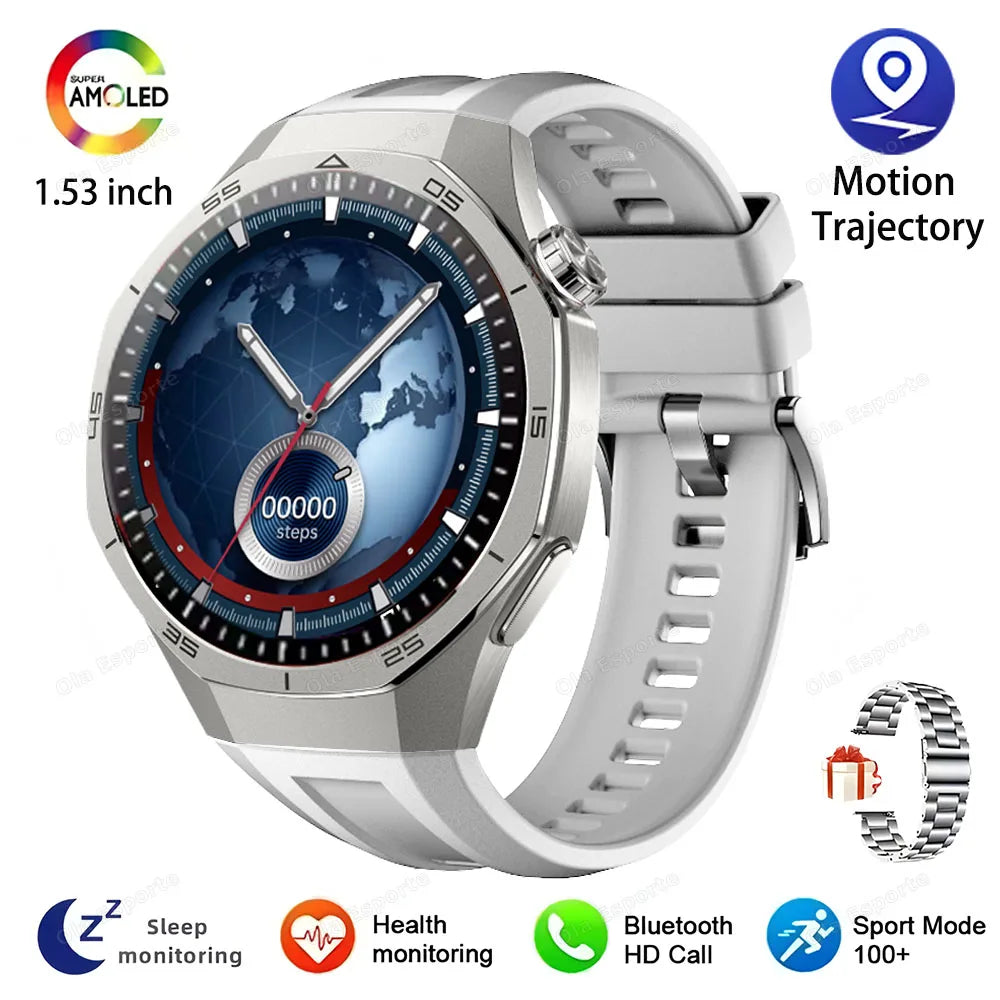 Ola Esporte Men's Smartwatch – Bluetooth Call, ECG & AMOLED