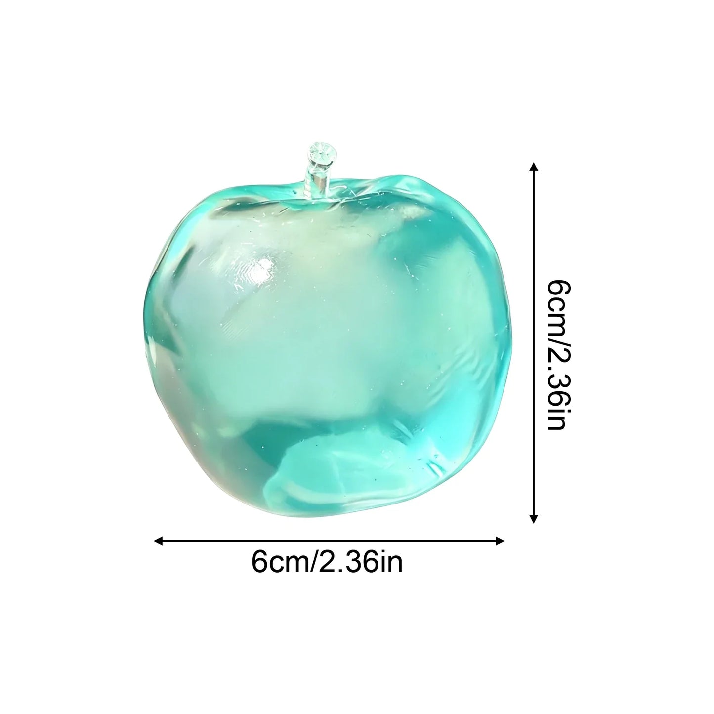 Squishy Green Apple Stress Ball – Slow Rebound Fidget Toy