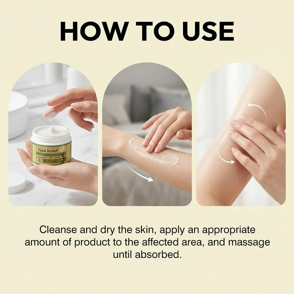 Magnesium Body Cream Natural Plant Extract Deep Moisturizer 50g
