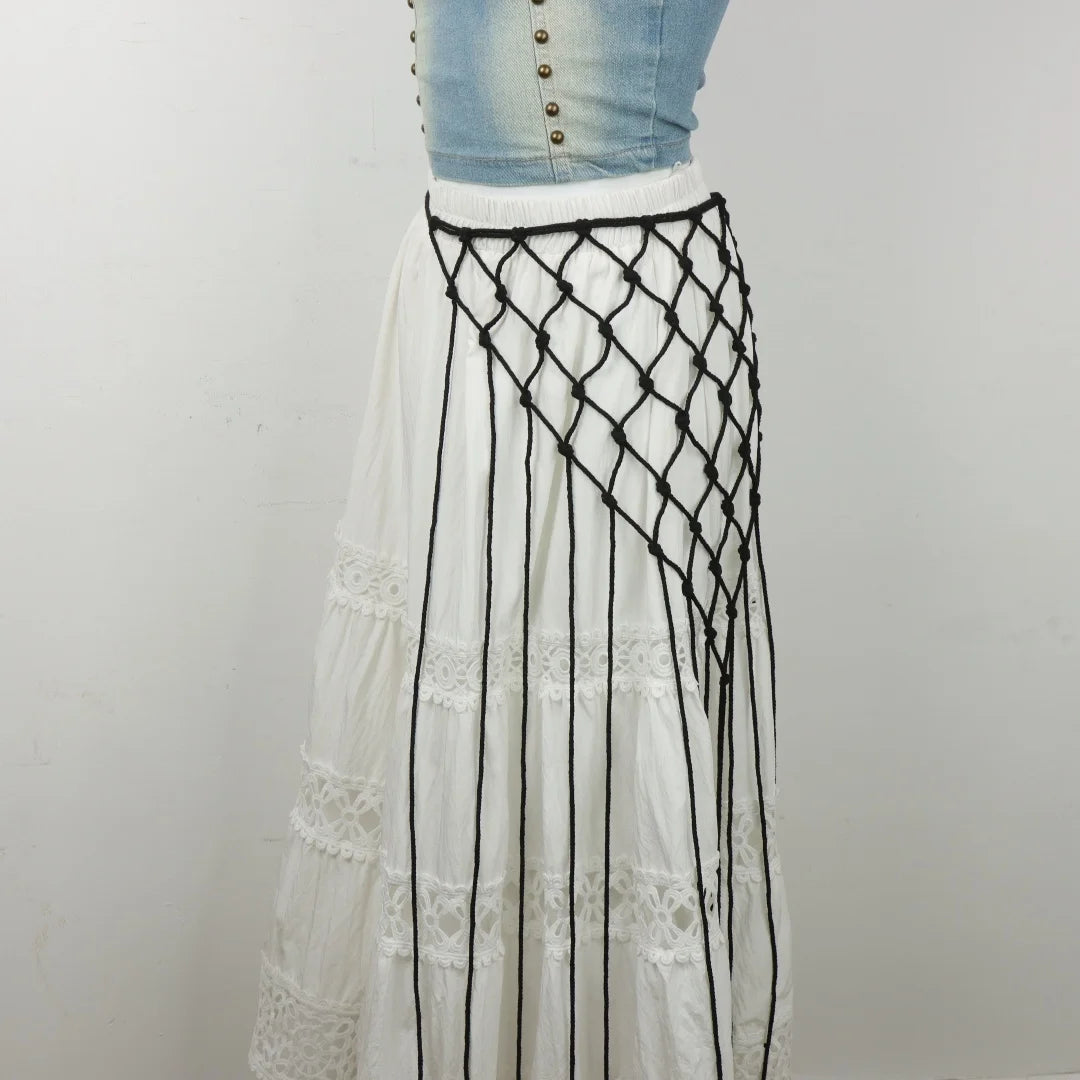 1 Bohemian Waist Seal Hand Woven Tassel Details Wedding Party