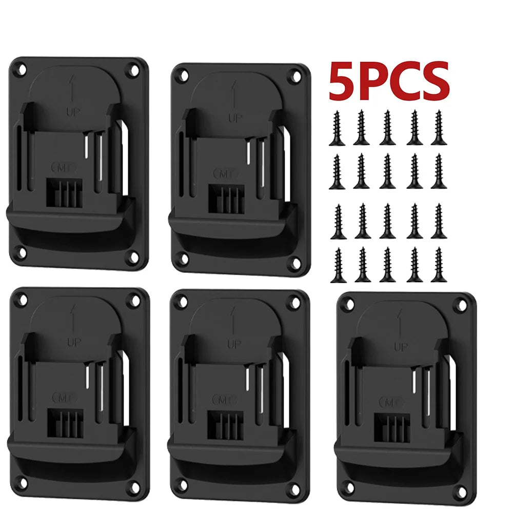 Makita 18V Wall Mount Drill Holder & Battery Bracket | 1/3/5 Pcs