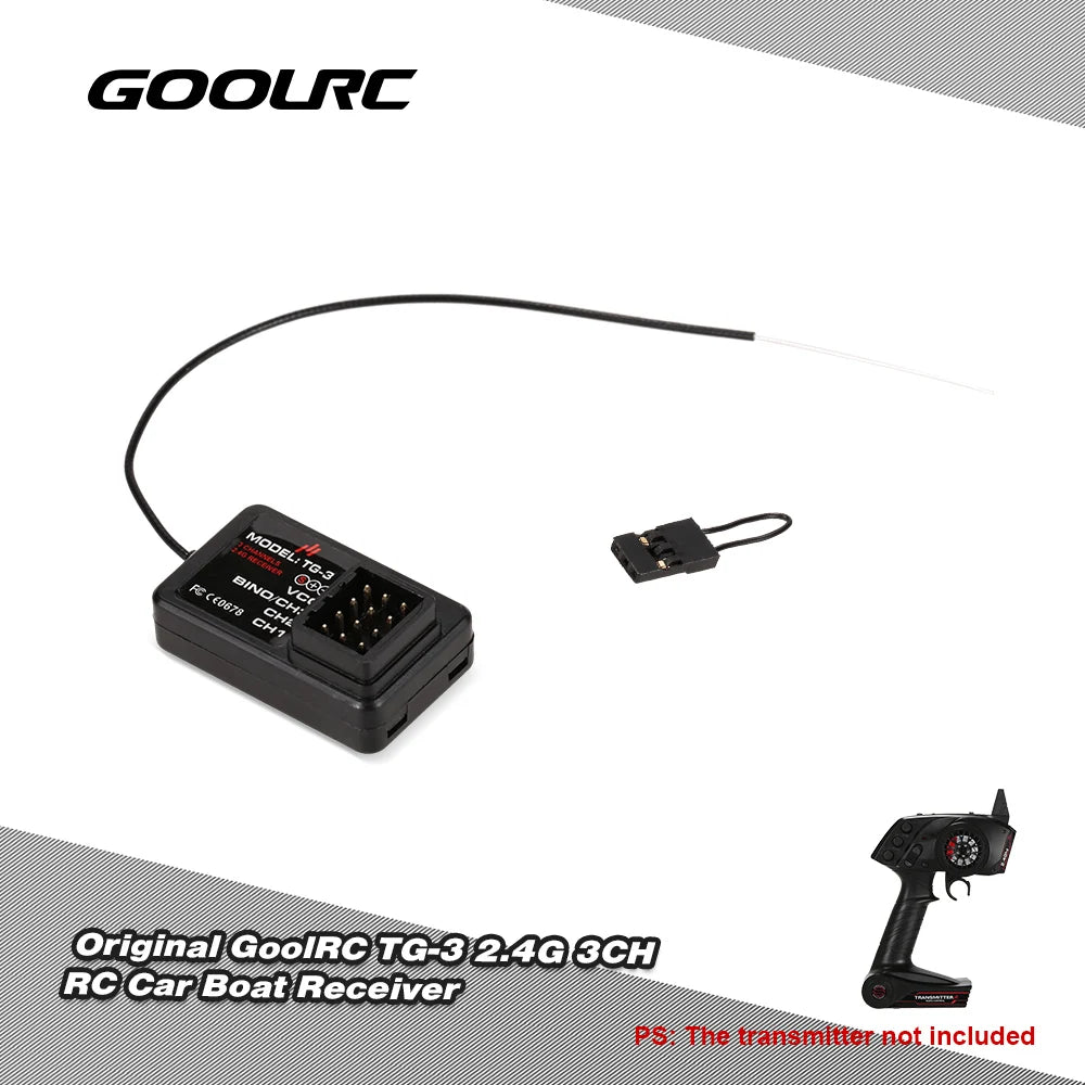GoolRC TG-3 2.4GHz 3CH RC Car Boat Receiver – TG3 AX5S