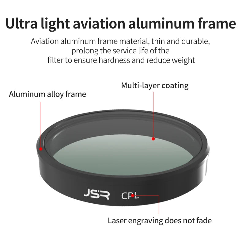 ND & CPL Filter Set for DJI Osmo Action 6 – 7-Piece Kit