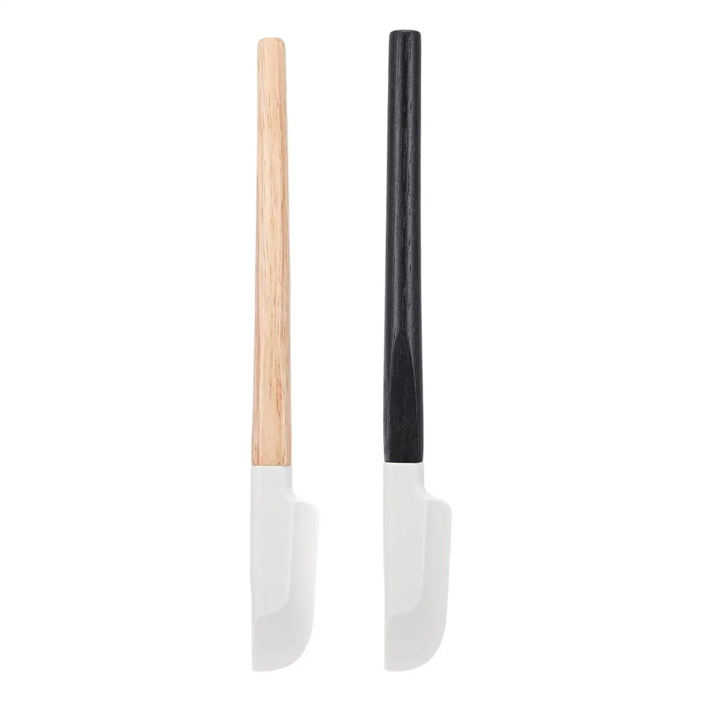 Wooden Handle Silicone Spatula – Heat-Resistant Baking Scraper