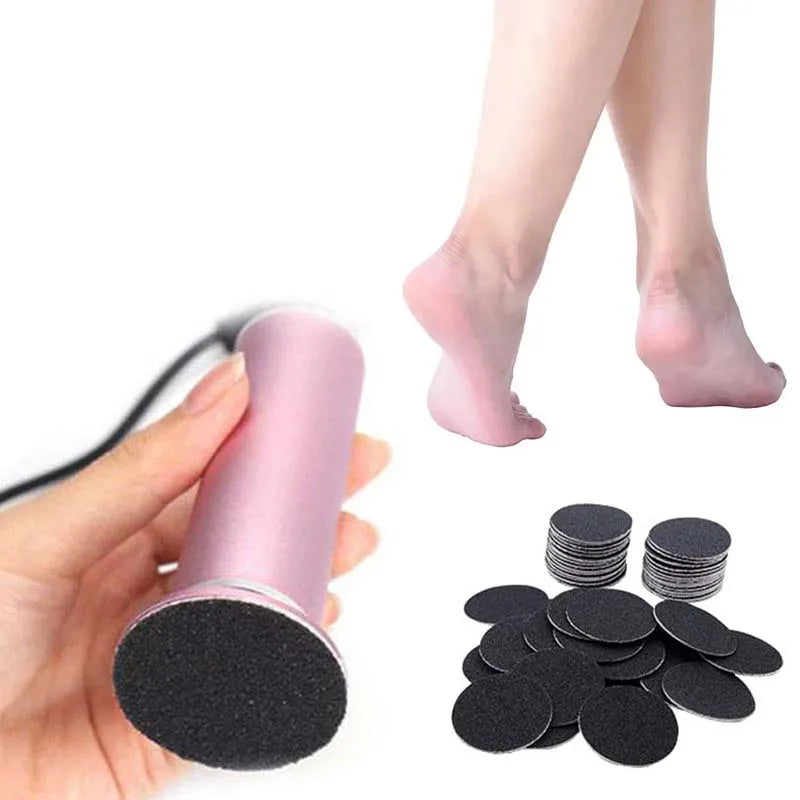 Private Label Professional Dead Skin Grinder Pedicure File Tool Rechargeable Electric Foot Callus Remover for Nail Salon Peaceful Pleasures Health and Wellness