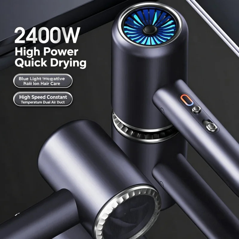 Salon Grade High-Power Hair Dryer With Cold And Hot Constant Temperature Negative Ion Hair Care, Static Sound Speed Dry Blow Dry Peaceful Pleasures Health and Wellness