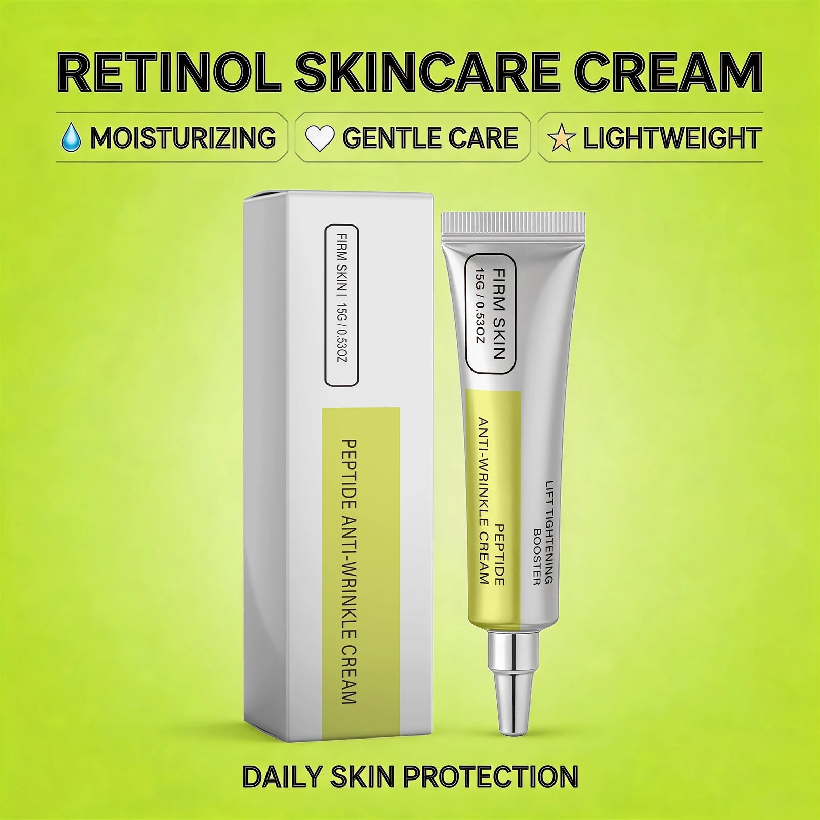 Firming & Lifting Face Cream for Fine Lines & Sagging Skin Lift Tightening Deep Hydrating Skin Peptide Anti-Wrinkle Cream Peaceful Pleasures Health and Wellness