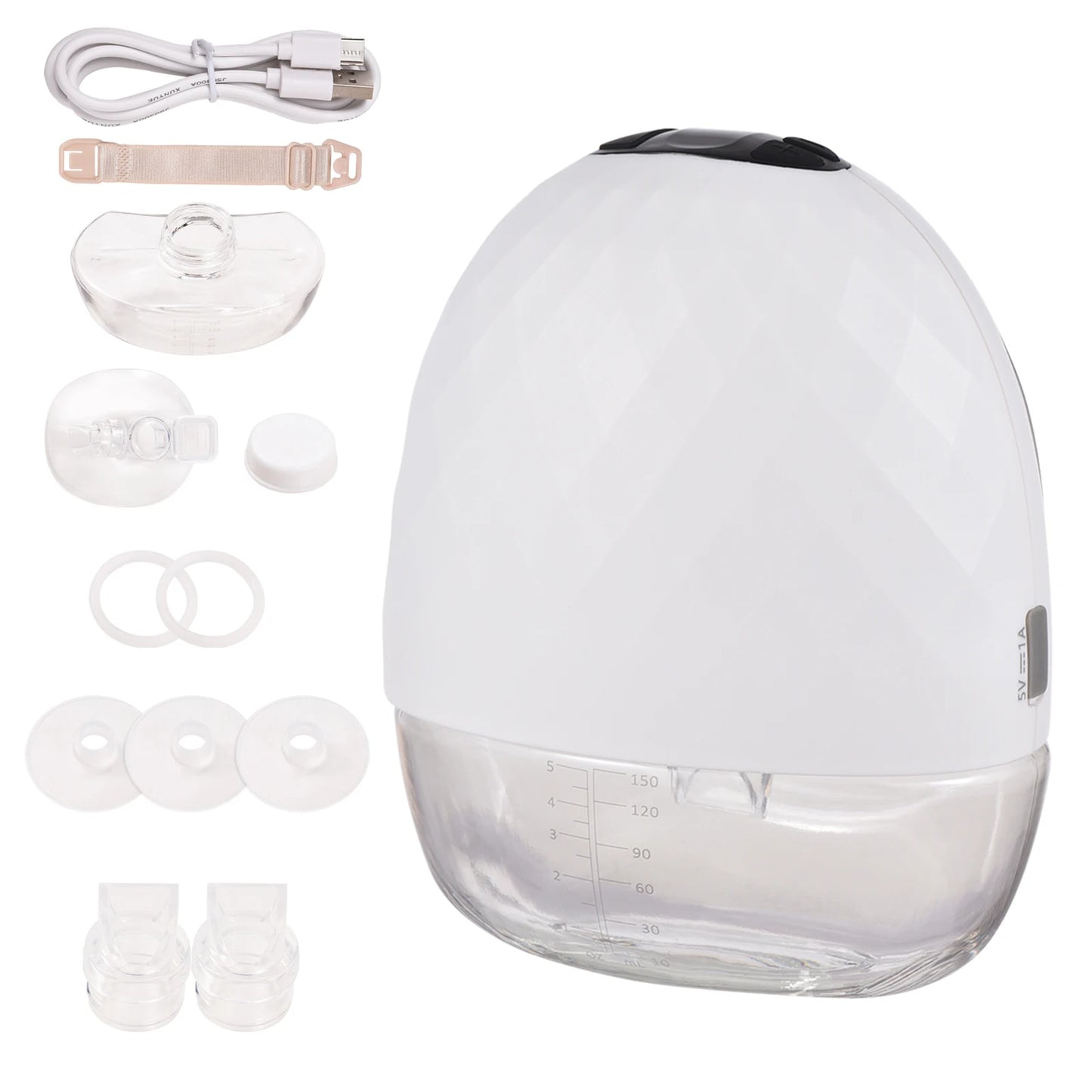 Wearable Hands-Free Electric Breast Pump | 4 Modes, 9 Levels