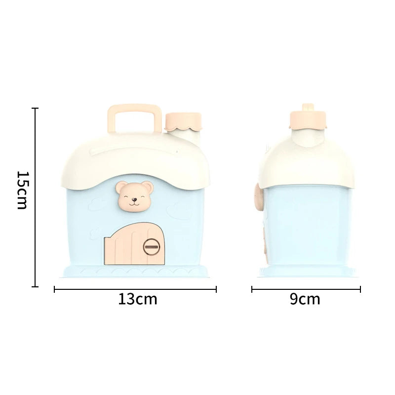 Cartoon DIY Stickers Piggy Bank Kawaii Large Capacity Cute Small
