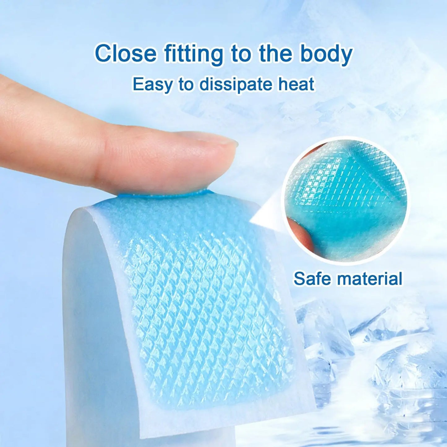 Cooling Gel Patches – Disposable Icy Body Stickers for Summer