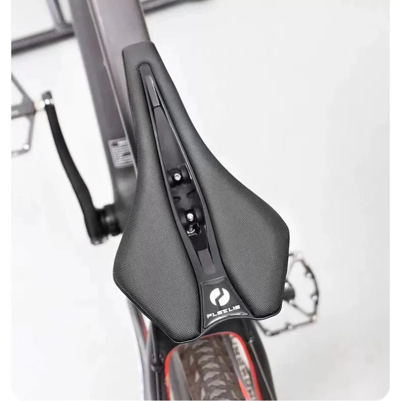 Ultralight MTB Saddle – Titanium Rail Hollow Breathable Bike Seat Bike Saddle Peaceful Pleasures Health and Wellness