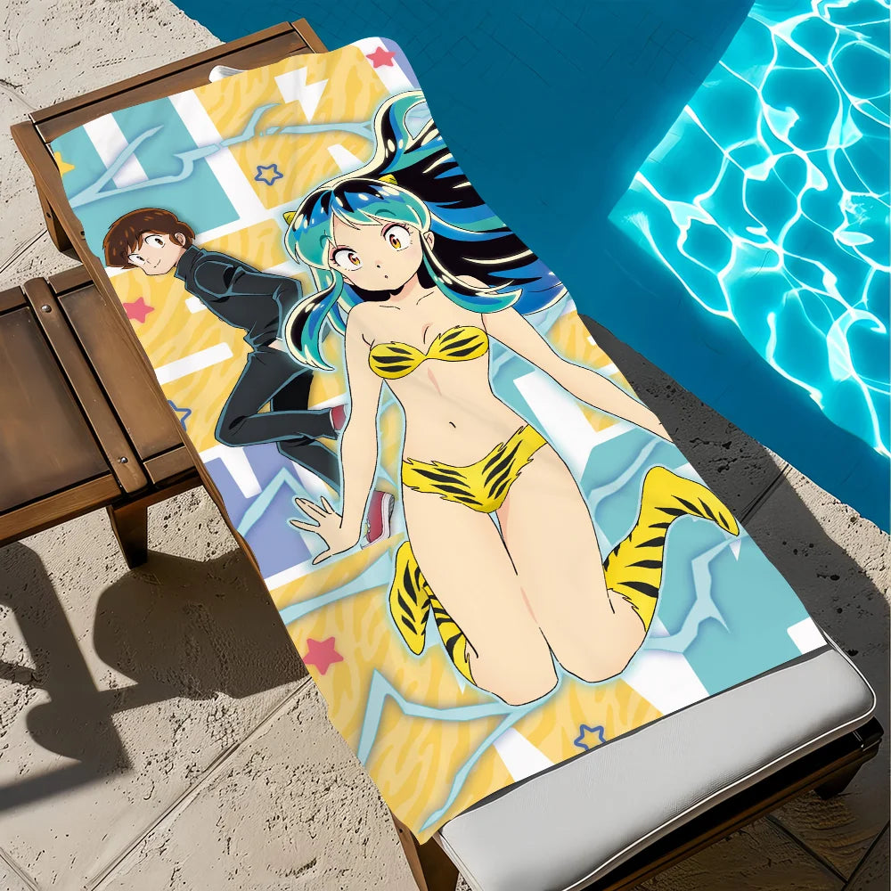 Urusei Yatsura Anime Beach Towel – Quick Dry & Soft | 11 Sizes