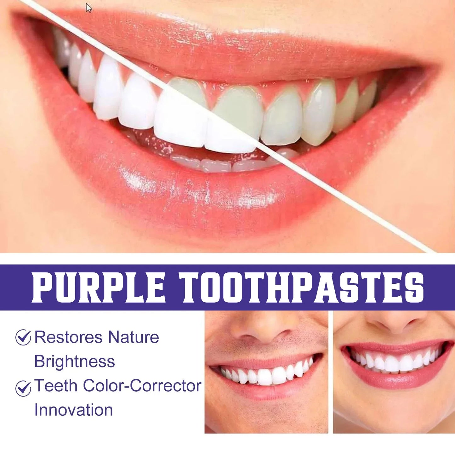 Jaysuing Purple Whitening Toothpaste – Stain & Plaque Removal