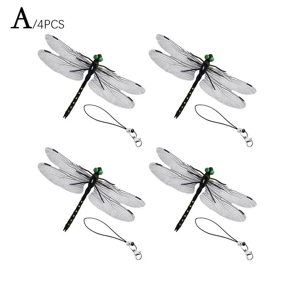 Mini Dragonfly Mosquito Repellent for Garden and Outdoor Peaceful Pleasures Health and Wellness 4pcs M