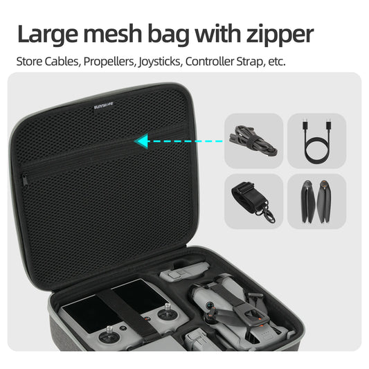 For DJI Mini 5 Pro Storage Bag Remote Control Bag Set Anti Fall Crossbody Portable Protective Box Compatible With RC2 And RCN3 Peaceful Pleasures Health and Wellness Default Title